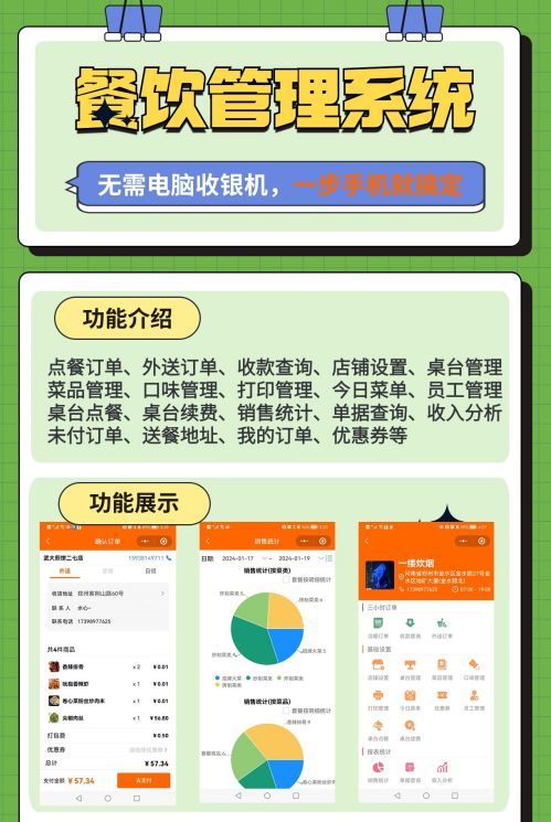 美萍云餐飲點(diǎn)餐收銀管理系統(tǒng)手機(jī)app小程序
